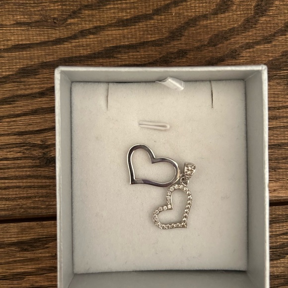 Double Heart Pendant For Necklace - Picture 2 of 2